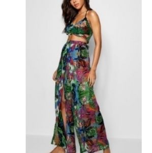 Tropical Beach Cover-up Set